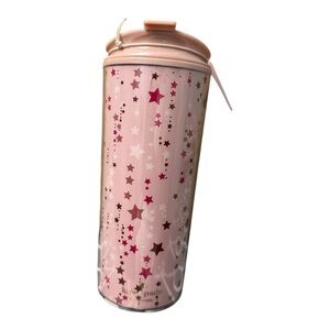 Kate Spade “Shooting Stars” 16oz Thermal Travel Mug | Pink Stars | New